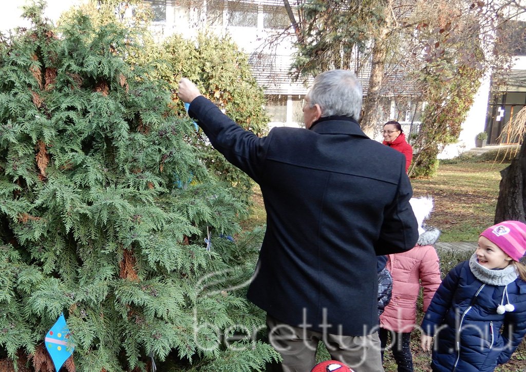 Fenyődíszítés a kórházban 08